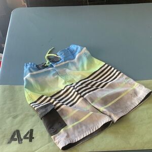 Kids Swim Trunks with Stripes